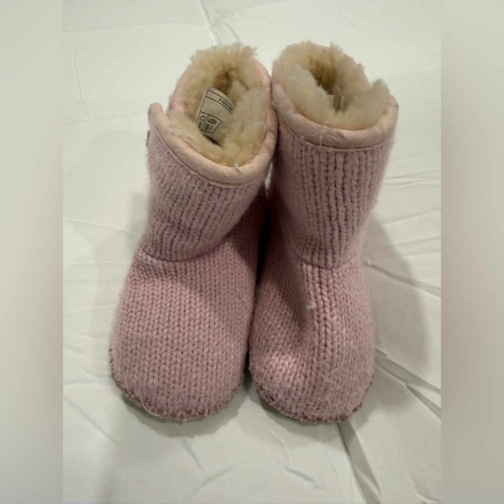 UGG Cream Shearling Lined Booties - Picture 2 of 6